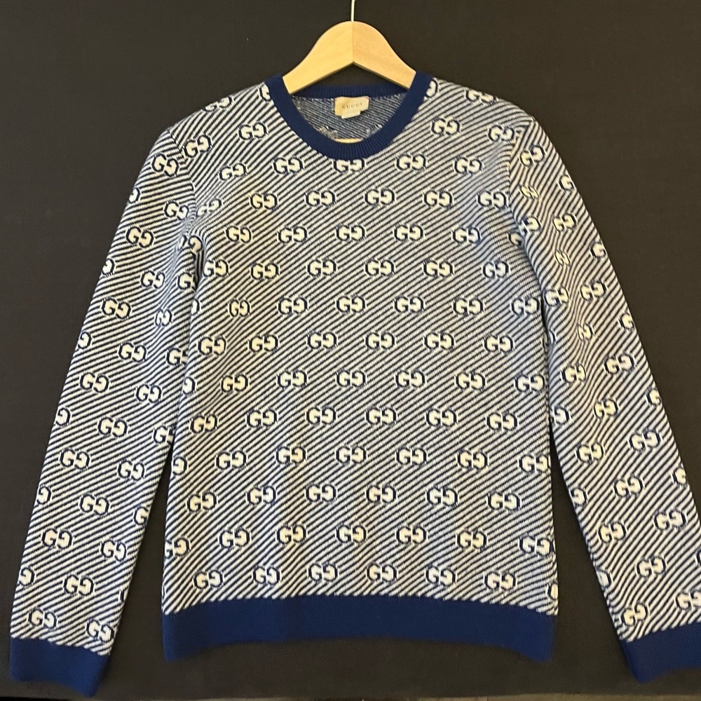 Gucci Kids Sweater Blue GG size Boys 12